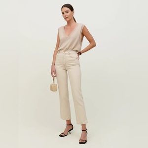 Reformation Cowboy Jeans in Almond 24